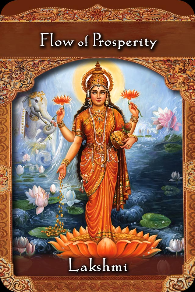 Oracle Card \"Lakshmi~Flow of Prosperity\"